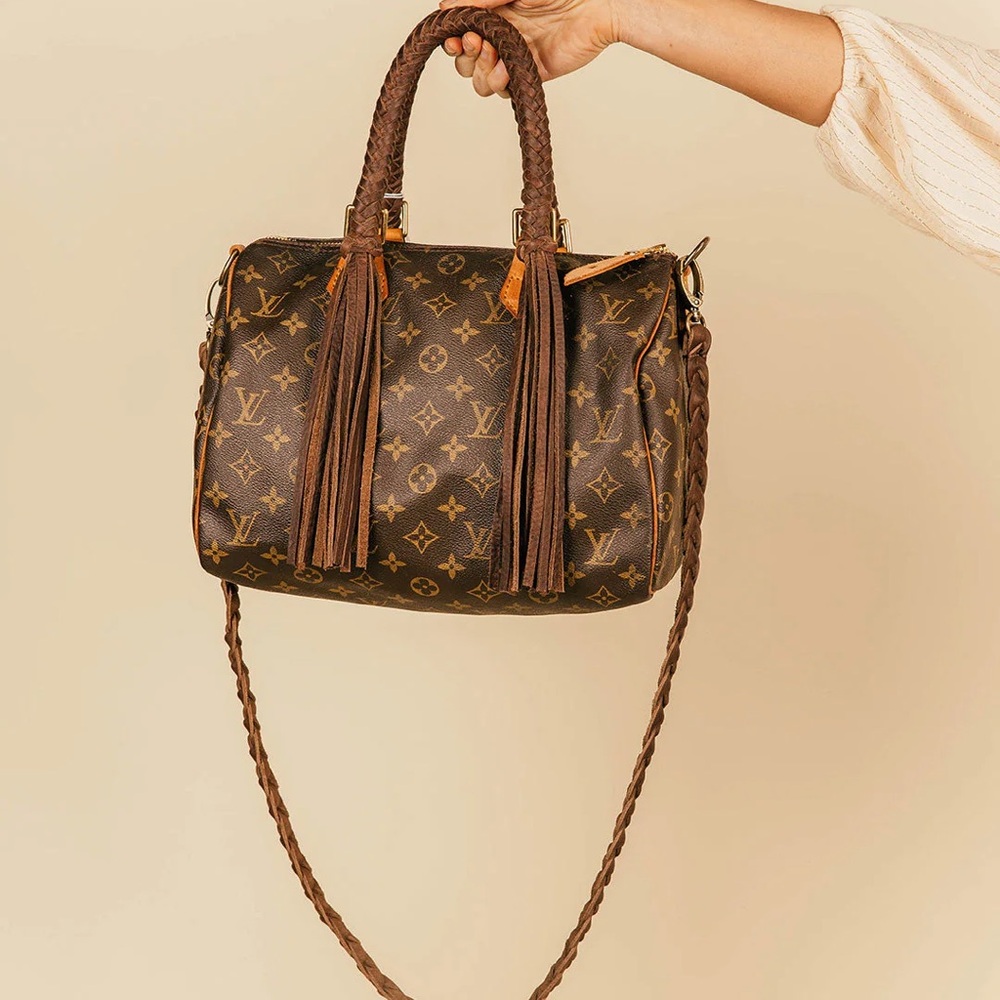 Vintage Boho Bags Remade Authentic Louis Vuitton Doctor Speedy Bag